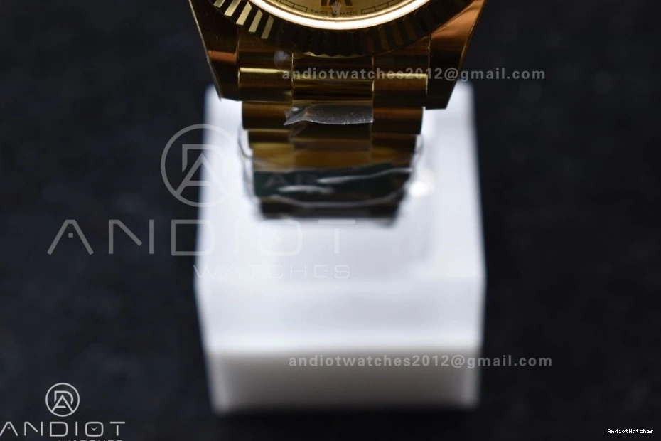 (Gain President Best Date Stretchable VR3255 ARF Roman 658 On Day Weight) 40 YG Bracelet 228238 1:1 Gold Edition Dial 0201